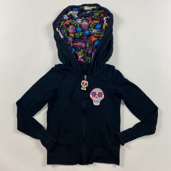 Disney Other - Disney Pixar Coco Ay Guey Hoodie with Oversize Hood Youth Girls Boys Medium